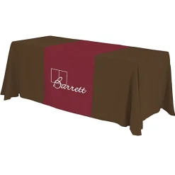 Serged 6-foot Closed-Back Table Throw and Runner Kit - 24 hr