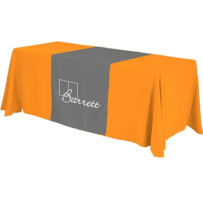 Serged 6-foot Closed-Back Table Throw and Runner Kit - 24 hr