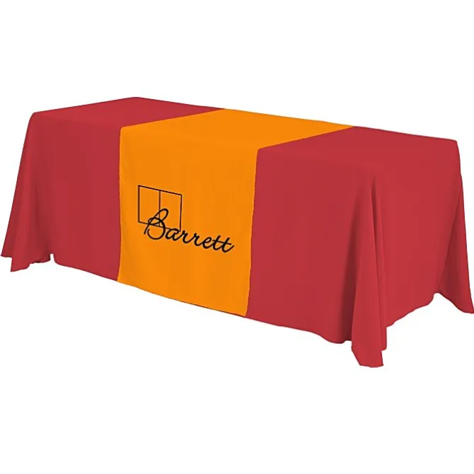 Serged 6-foot Closed-Back Table Throw and Runner Kit - 24 hr