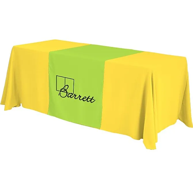 Serged 6-foot Closed-Back Table Throw and Runner Kit - 24 hr