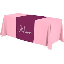 Serged 6-foot Closed-Back Table Throw and Runner Kit - 24 hr