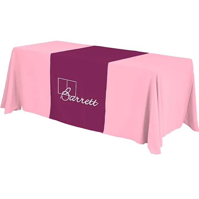 Serged 6-foot Closed-Back Table Throw and Runner Kit - 24 hr