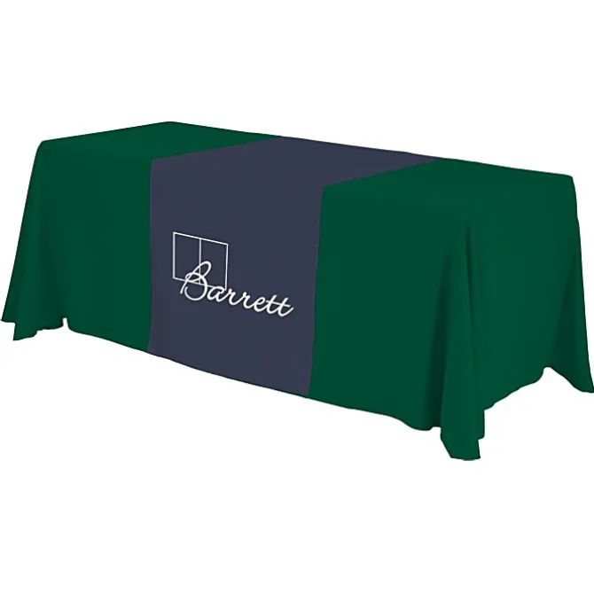 Serged 6-foot Closed-Back Table Throw and Runner Kit - 24 hr
