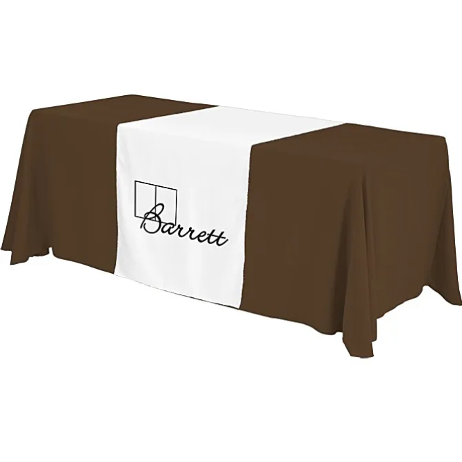 Serged 6-foot Closed-Back Table Throw and Runner Kit - 24 hr