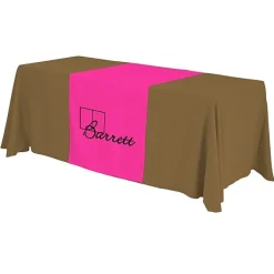Serged 6-foot Closed-Back Table Throw and Runner Kit - 24 hr