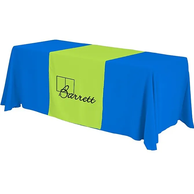 Serged 6-foot Closed-Back Table Throw and Runner Kit - 24 hr