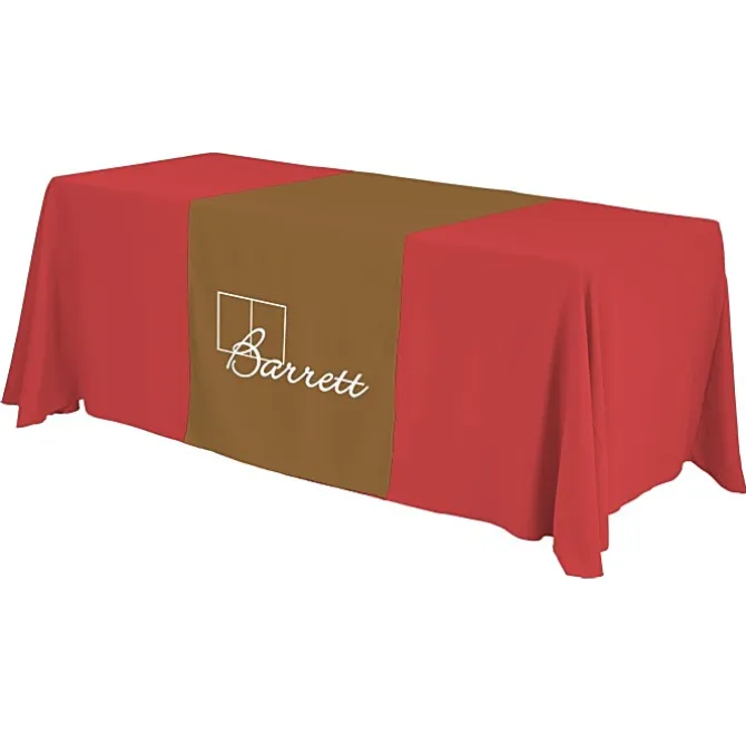 Serged 6-foot Closed-Back Table Throw and Runner Kit - 24 hr