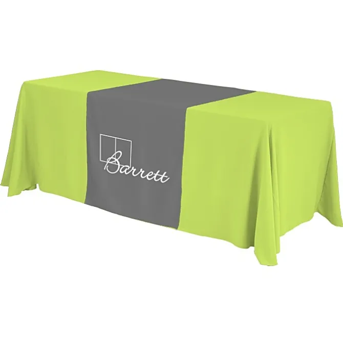 Serged 6-foot Closed-Back Table Throw and Runner Kit - 24 hr