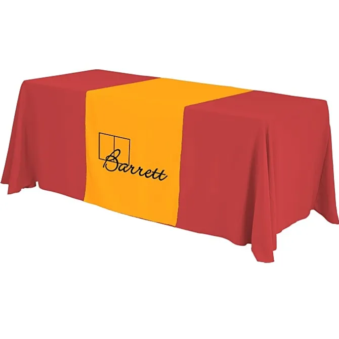 Serged 6-foot Closed-Back Table Throw and Runner Kit - 24 hr