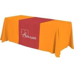 Serged 6-foot Closed-Back Table Throw and Runner Kit - 24 hr