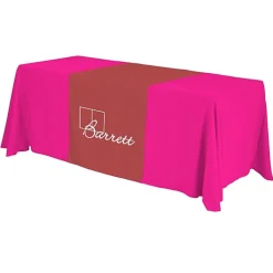 Serged 6-foot Closed-Back Table Throw and Runner Kit - 24 hr