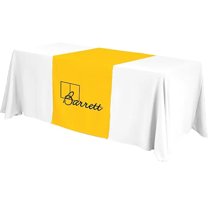 Serged 6-foot Closed-Back Table Throw and Runner Kit - 24 hr