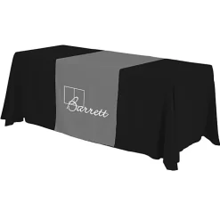 Serged 6-foot Closed-Back Table Throw and Runner Kit - 24 hr