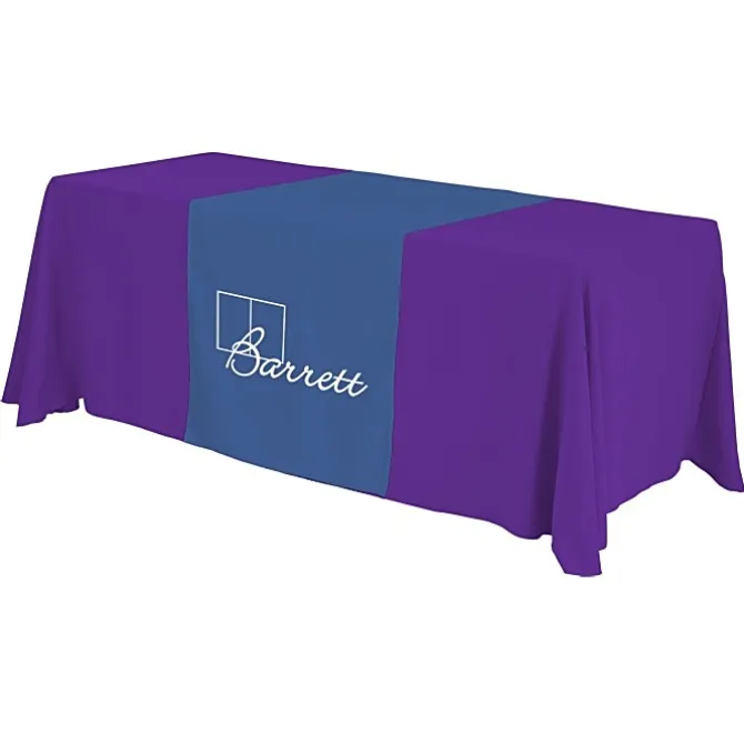 Serged 6-foot Closed-Back Table Throw and Runner Kit - 24 hr