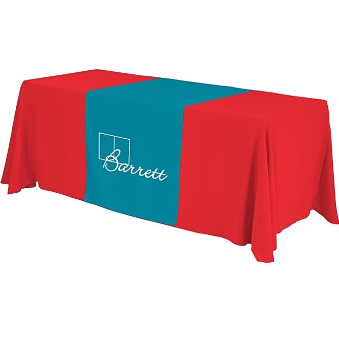 Serged 6-foot Closed-Back Table Throw and Runner Kit - 24 hr