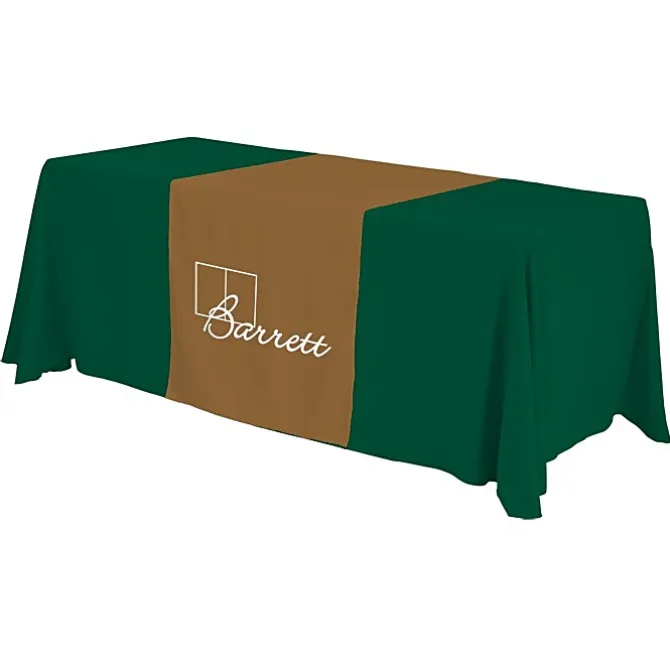 Serged 6-foot Closed-Back Table Throw and Runner Kit - 24 hr