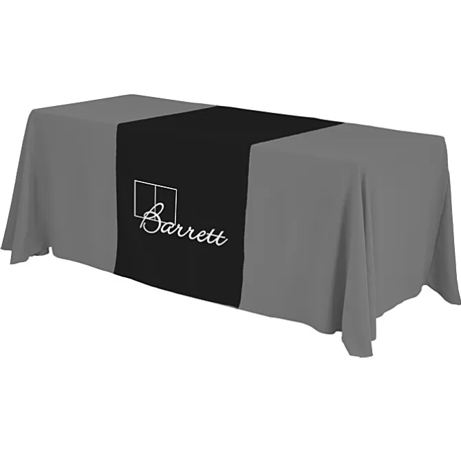 Serged 6-foot Closed-Back Table Throw and Runner Kit - 24 hr