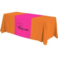 Serged 6-foot Closed-Back Table Throw and Runner Kit - 24 hr