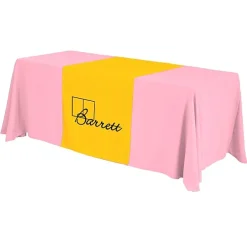 Serged 6-foot Closed-Back Table Throw and Runner Kit - 24 hr
