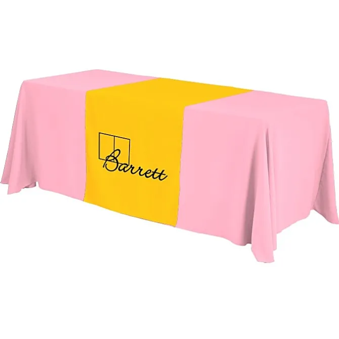 Serged 6-foot Closed-Back Table Throw and Runner Kit - 24 hr