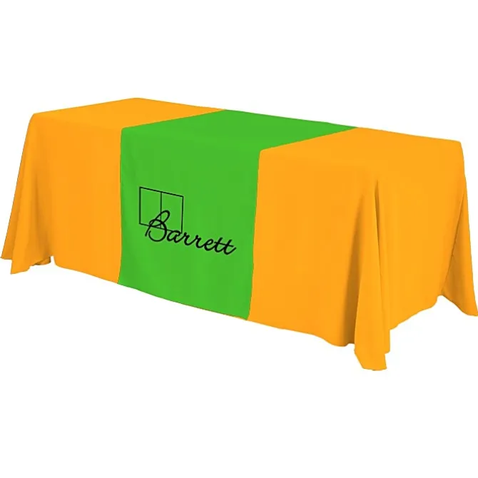 Serged 6-foot Closed-Back Table Throw and Runner Kit - 24 hr