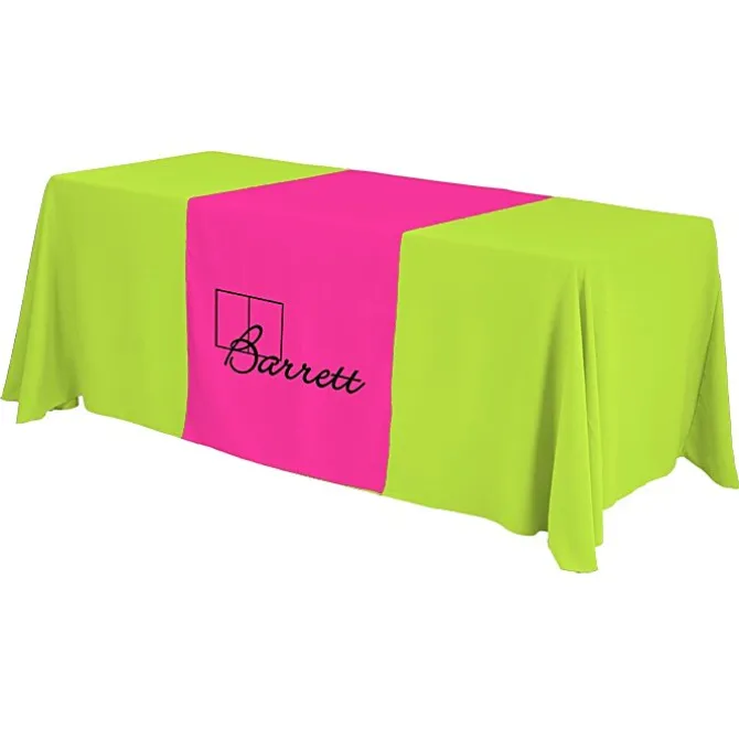 Serged 6-foot Closed-Back Table Throw and Runner Kit - 24 hr