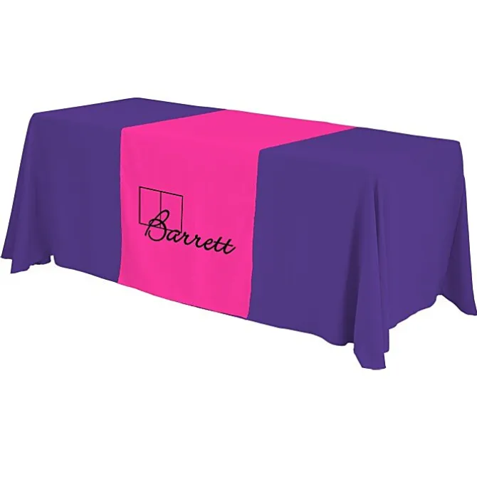 Serged 6-foot Closed-Back Table Throw and Runner Kit - 24 hr