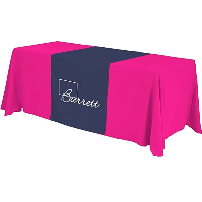 Serged 6-foot Closed-Back Table Throw and Runner Kit - 24 hr