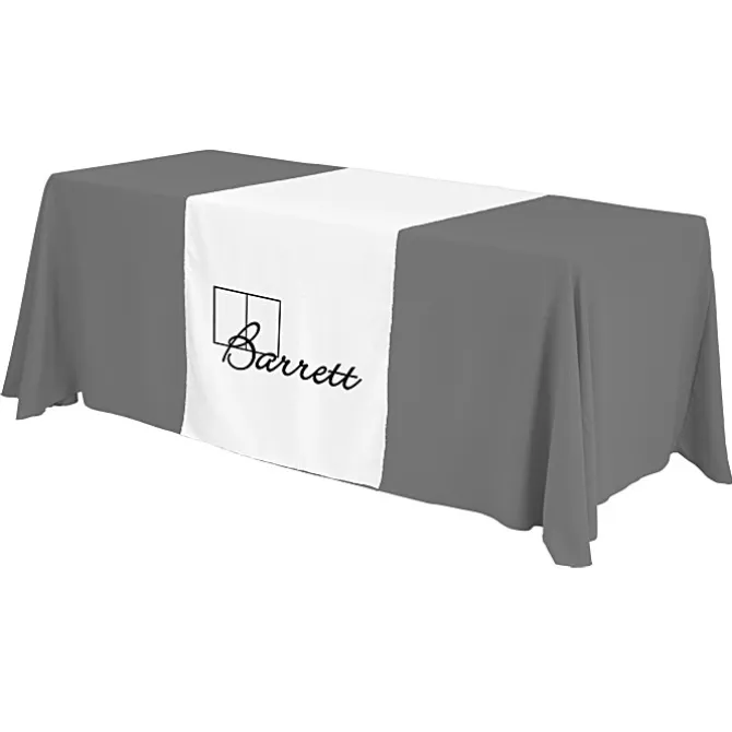 Serged 6-foot Closed-Back Table Throw and Runner Kit - 24 hr