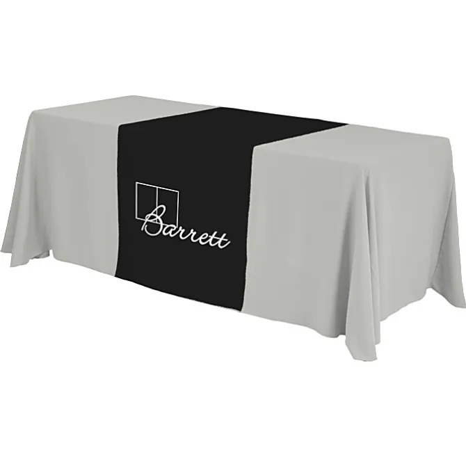 Serged 6-foot Closed-Back Table Throw and Runner Kit - 24 hr