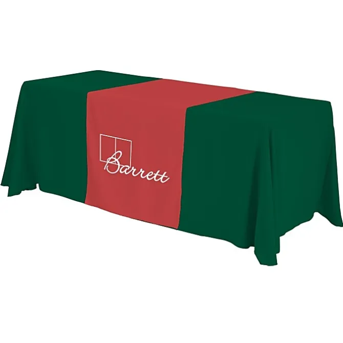 Serged 6-foot Closed-Back Table Throw and Runner Kit - 24 hr