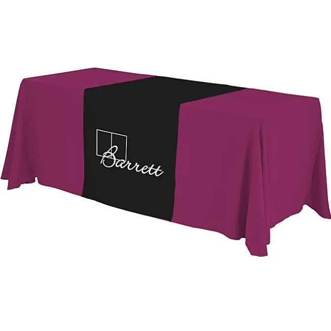 Serged 6-foot Closed-Back Table Throw and Runner Kit - 24 hr