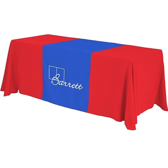Serged 6-foot Closed-Back Table Throw and Runner Kit - 24 hr