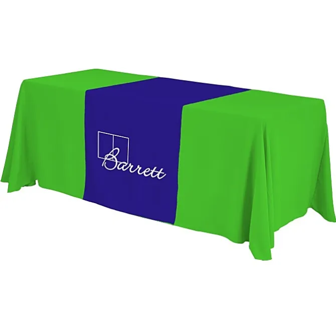 Serged 6-foot Closed-Back Table Throw and Runner Kit - 24 hr