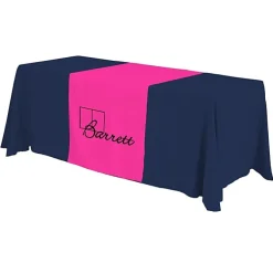 Serged 6-foot Closed-Back Table Throw and Runner Kit - 24 hr