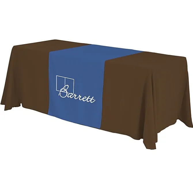 Serged 6-foot Closed-Back Table Throw and Runner Kit - 24 hr