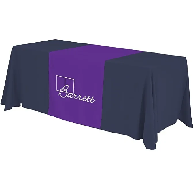 Serged 6-foot Closed-Back Table Throw and Runner Kit - 24 hr