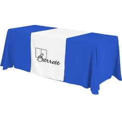 Serged 6-foot Closed-Back Table Throw and Runner Kit - 24 hr