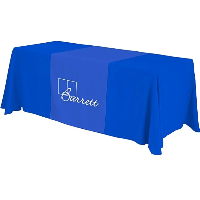 Serged 6-foot Closed-Back Table Throw and Runner Kit - 24 hr