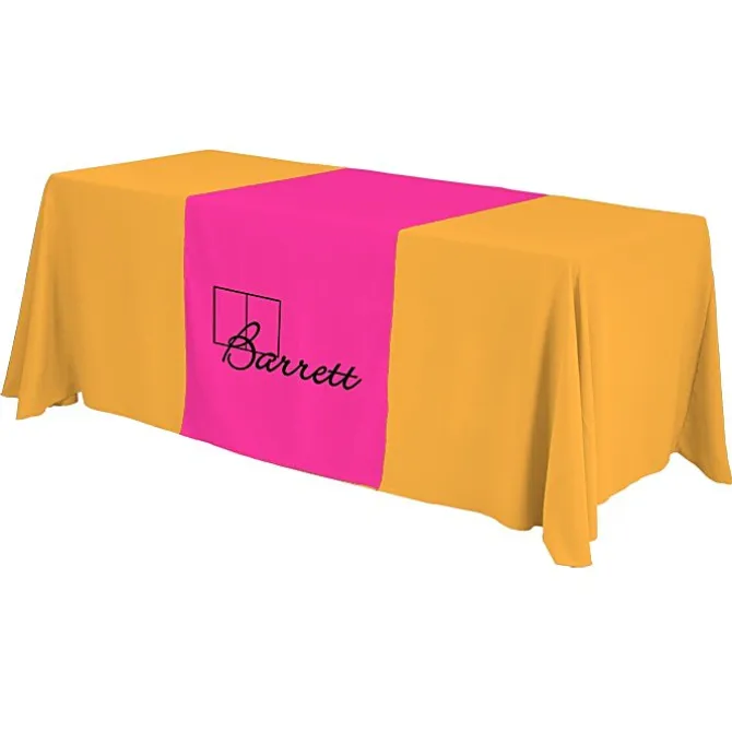 Serged 6-foot Closed-Back Table Throw and Runner Kit - 24 hr