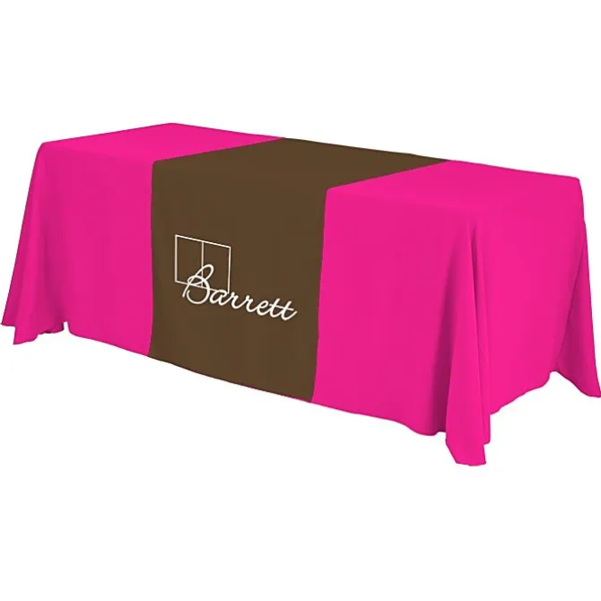 Serged 6-foot Closed-Back Table Throw and Runner Kit - 24 hr
