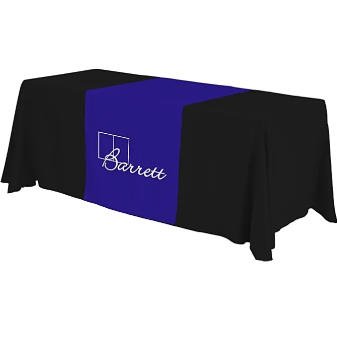 Serged 6-foot Closed-Back Table Throw and Runner Kit - 24 hr
