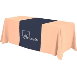 Serged 6-foot Closed-Back Table Throw and Runner Kit - 24 hr