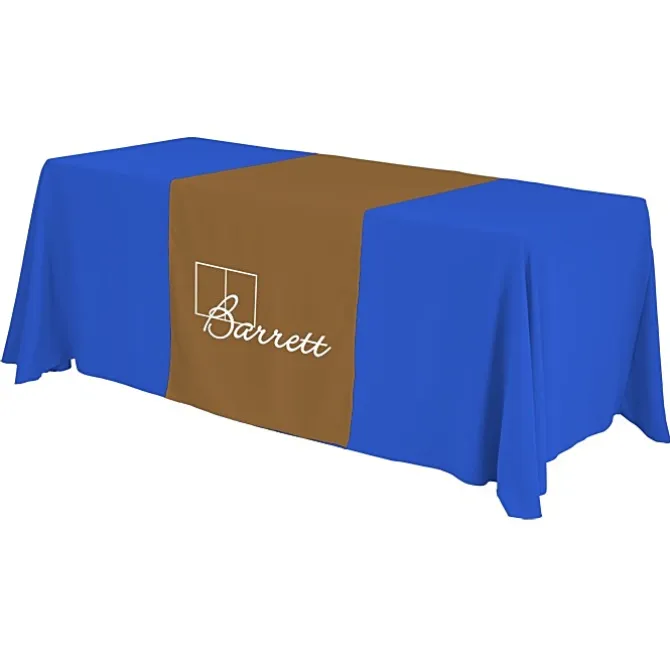 Serged 6-foot Closed-Back Table Throw and Runner Kit - 24 hr