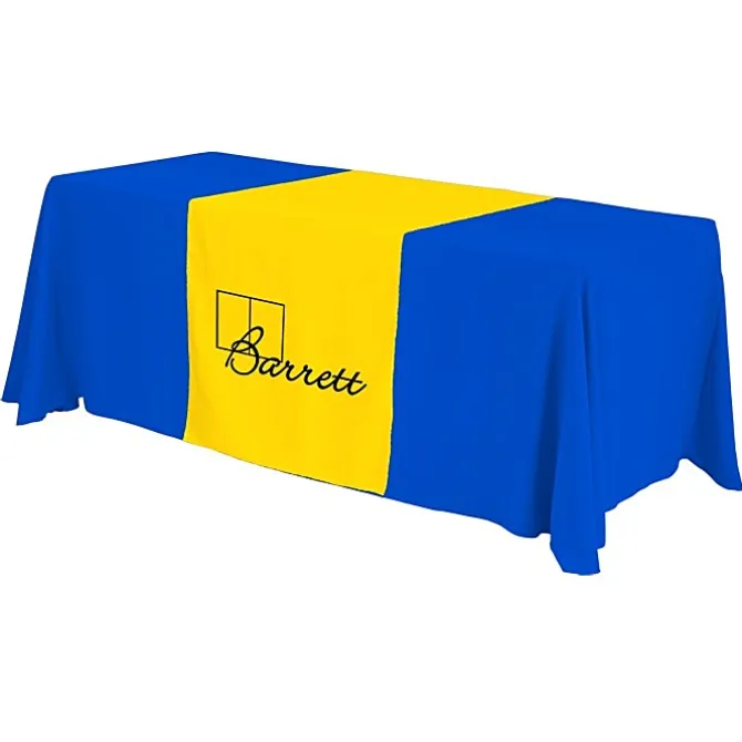 Serged 6-foot Closed-Back Table Throw and Runner Kit - 24 hr