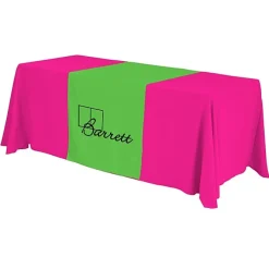 Serged 6-foot Closed-Back Table Throw and Runner Kit - 24 hr