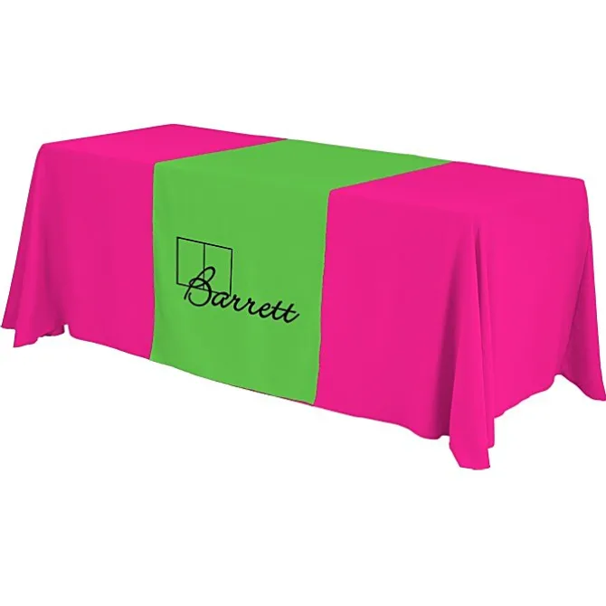 Serged 6-foot Closed-Back Table Throw and Runner Kit - 24 hr