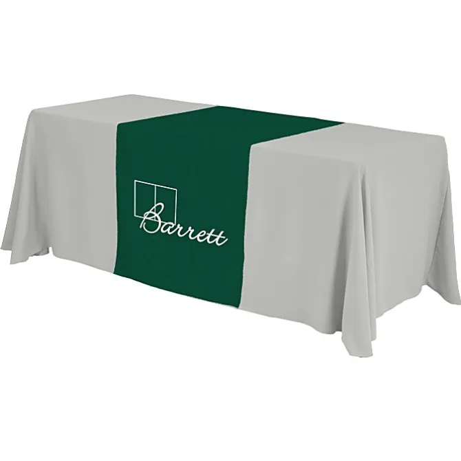 Serged 6-foot Closed-Back Table Throw and Runner Kit - 24 hr