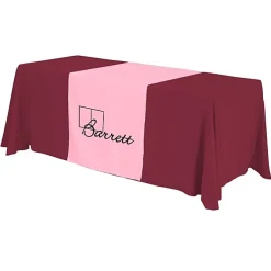 Serged 6-foot Closed-Back Table Throw and Runner Kit - 24 hr