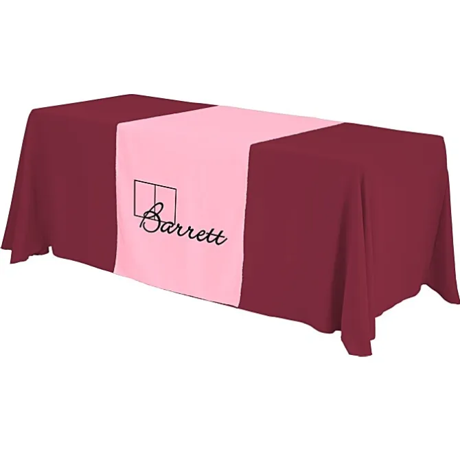 Serged 6-foot Closed-Back Table Throw and Runner Kit - 24 hr